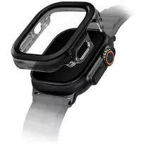 uniq Voute Tempered Glass Case for Apple Watch Ultra 49mm - Black