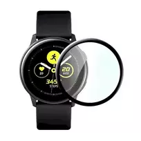 Fusion Accessories Fusion Nano 9H full coverage glass for Samsung Galaxy Watch Active 2 44 mm, black