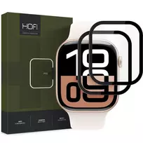 Hofi HYBRID GLASS HYBRID PRO+ 2-PACK APPLE WATCH SERIES 10 (42 MM) BLACK