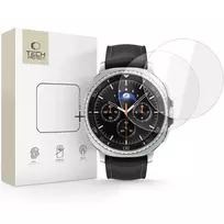 Tech-Protect TEMPERED GLASS FIT+ 2-PACK SAMSUNG GALAXY WATCH 8 CLASSIC (46 MM) CLEAR