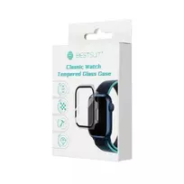 Bestsuit Hybrid Glass Case for Apple Watch Series 10/11 42mm - Black