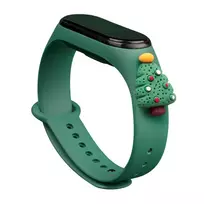 Fusion Accessories Fusion Xmas Christmas Tree 2 for Xiaomi Mi Band 3 | 4 green