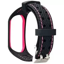 Beline sport Mi Band 3|4 black and pink strap