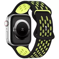 Beline apple Watch New Sport Silicone Black and Yellow Strap 42|44|45|49mm, box