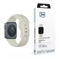 3MK Beige silicone watch strap for Apple Watch 38/40/41mm