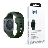 3MK Protective smartwatch strap for Apple Watch (38/40/41 mm) | Silicone | green