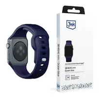 3MK Silicone Watch Strap, Grenadier Red | Ocean Blue for Apple Watch 38|40|41mm