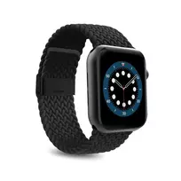 PURO Loop smartwatch strap for Apple Watch (38/40/41 mm) | Nylon | black