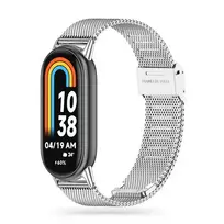 Tech-Protect Milanese Band smartwatch strap for Xiaomi Mi Band 8/8 NFC | Stainless steel | silver