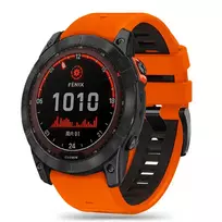 Tech-Protect IconBand Pro Strap for Garmin Fenix 3 | 5X | 3HR | 5X Plus | 6X | 6X Pro | 7X - Orange  AND  Black