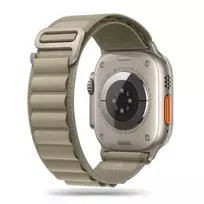 Tech-Protect Nylon Pro Strap for Apple Watch 4, 5, 6, 7, 8, 9, SE, Ultra 1, 2 (42, 44, 45, 49 mm) - Titanium Olive