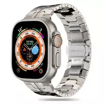 Tech-Protect Stainless Steel Bracelet for Apple Watch 4, 5, 6, 7, 8, 9, SE, Ultra 1, 2 (42, 44, 45, 49 mm) - titanium