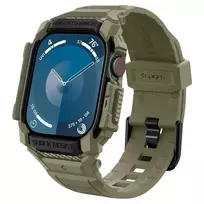 Spigen Rugged Armor™ Pro™ Strap for Apple Watch Series 10 (46mm) - Green