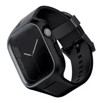 uniq Monos 2-in-1 Strap + Case for Apple Watch 45|44mm - Black
