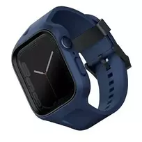 uniq Monos 2-in-1 Strap + Case Set for Apple Watch 45 | 44 mm - Blue