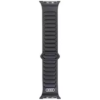 Audi Genuine Leather Magnetic Ring Strap for Apple Watch 40 | 41 | 42 mm - Black