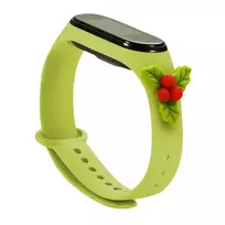 Hurtel OEM Xmas smartwatch strap for Xiaomi Mi Band 3/4 | Silicone | green