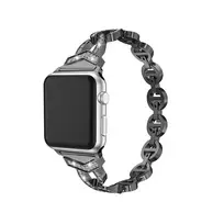 Toptel Bracelet loop smartwatch strap for Apple Watch (42/44/45 mm) | Stainless steel | black