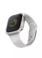 uniq Valencia Case for Apple Watch Series 4/5/6/SE/SE3 44mm, titanium silver