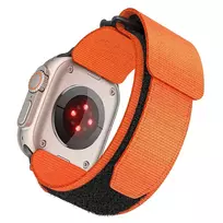 Forcell Strap for Apple Watch, F-Design FA05 nylon hook-and-loop, 38/40/41 mm, orange