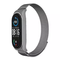 OEM METAL strap for XIAOMI Mi Band 5 / 6, silver (02)