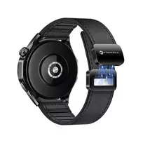 Forcell F-Design FS20 smartwatch strap for Samsung Galaxy Watch (22 mm) | Faux leather | black