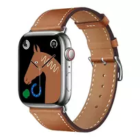 Forcell Strap for Apple Watch – F-Design FA20, eco-friendly leather with 20 holes, 38/40/41 mm, brown
