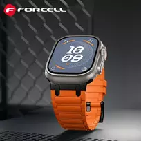 Forcell Strap for Apple Watch, F-Design FA06 silicone with holes, 42/44/45/49 mm, white