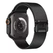 Forcell Strap for Apple Watch – F-Design FA11 Steel Clasp, 38/40/41 mm, Black