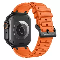 Forcell Apple Watch Strap - F-Design FA06 Silicone, Hole Pattern, 38/40/41 mm, Orange