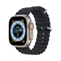 Dux Ducis oCEAN WAVE silicone strap for Apple Watch 38/40/41 mm, graphite