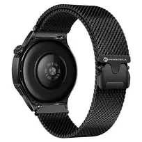 Forcell F-Design FS10 smartwatch strap for Samsung Galaxy Watch (22 mm) | Stainless steel | black
