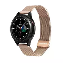 Dux Ducis milanese stainless steel magnetic strap, 22 mm gold