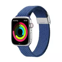 Dux Ducis mIXTURE PRO stretchable braided watch band for Apple Watch 38/40/41 mm, blue