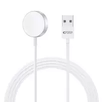 Tech-Protect UltraBoost magnetic inductive charger with USB-A connector for Apple Watch, 1.2m - white
