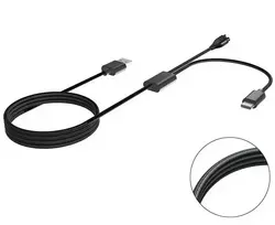 Tactical USB Charging and Data 2-in-1 Cable for Garmin Fenix 7 + USB-C