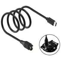Beline USB-C cable for charging Garmin watches, 1m, black