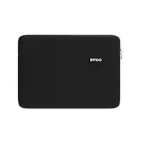 BWOO 15" black neoprene laptop bag