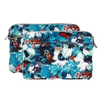 Wonder Laptop sleeve, 15-16 inches, white poppies