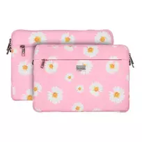 Wonder Laptop sleeve, 13-14 inches, pink daisies