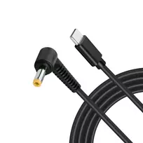 Fusion Accessories Fusion notebook charging cable, USB-C to HP, 4.8 x 1.7 mm | 18.5V-20V | 100W | 1.8m