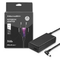 Qoltec Laptop power adapter for Acer | 65W | 19V | 3.42A | 5.5 x 2.5mm | with power cable