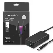 Qoltec Laptop power adapter for HP Compaq, 90W | 18.5V | 4.9A | 7.4 x 5.0mm + pin | with power cable