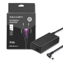 Qoltec Laptop power adapter 65W | 19V | 3.42A | 5.5 x 2.5mm | with power cable