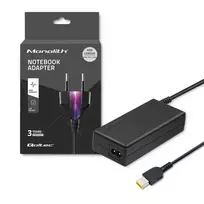 Qoltec Laptop power adapter for Lenovo | 45W | 20V | 2.25A | Slim tip+pin | Includes power cable