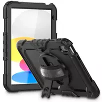 Tech-Protect Solid360 case for 10.9" iPad 2022 - black