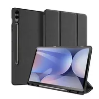 Dux Ducis Domo PU Leather Case with Stand for Samsung Tab S10+, S9+, and S9 FE+ - Black