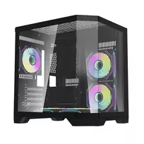 Darkflash Darfresh FT350 computer case + 5 aRGB fans (black)