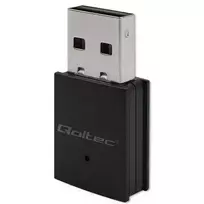 Qoltec Wireless Ultra-High Speed Mini Adapter WiFi | AC Standard | BT 4.0 | USB 2.0 | 600Mbps