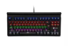 LIOCAT gaming keyboard KX 365+ C mechanical QWERTY Outemu Blue, black
